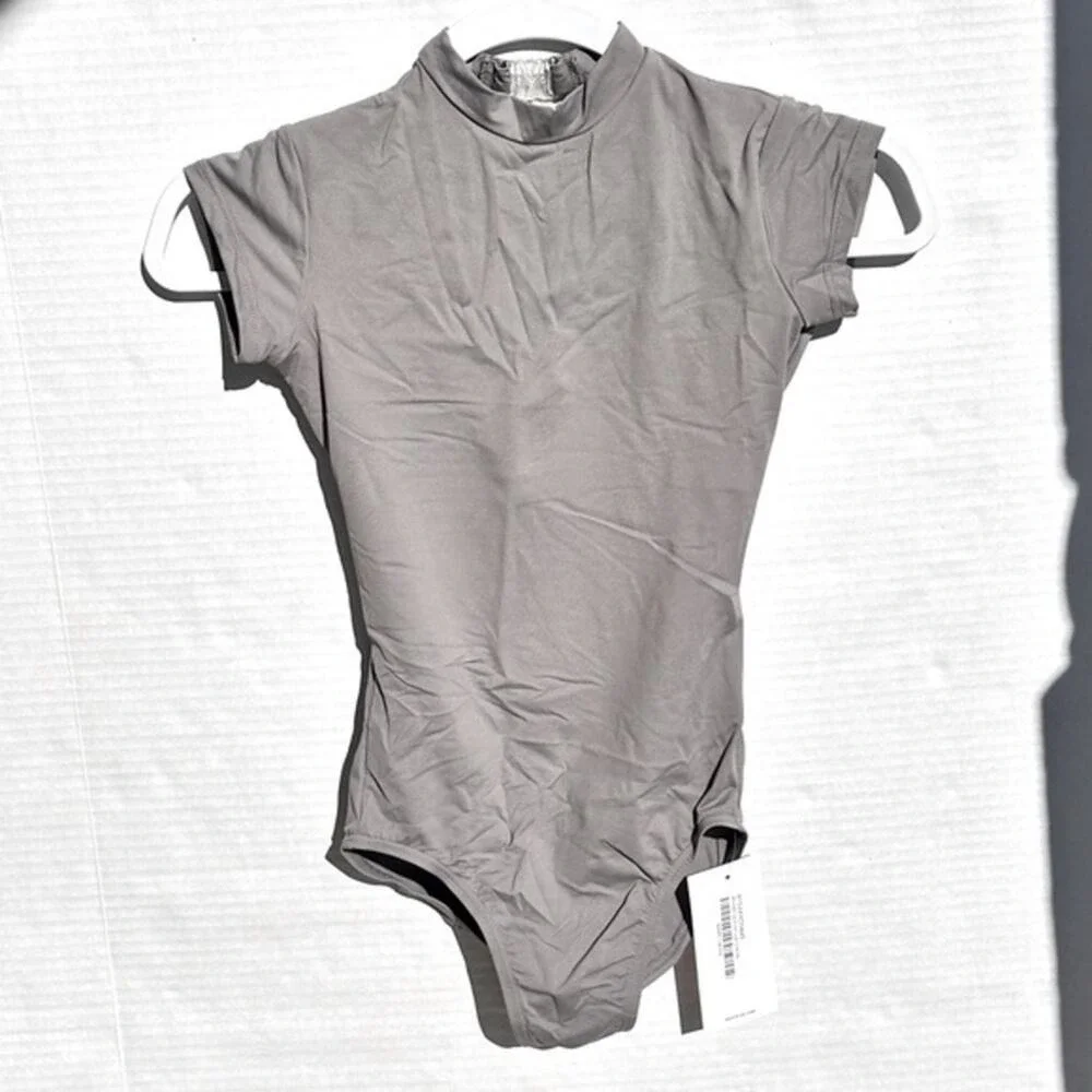 Baltogs leotard tank charcoal/gray color, size CS NWT dance dancewear